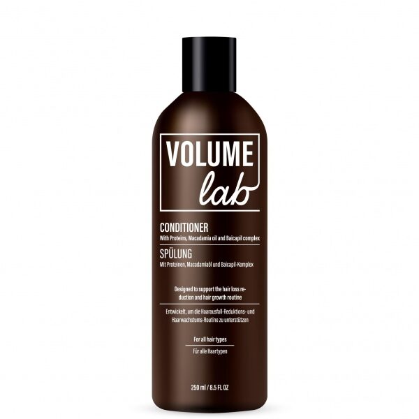 Volume Lab Spülung  stärkt das Haar und schützt es vor Alterung.